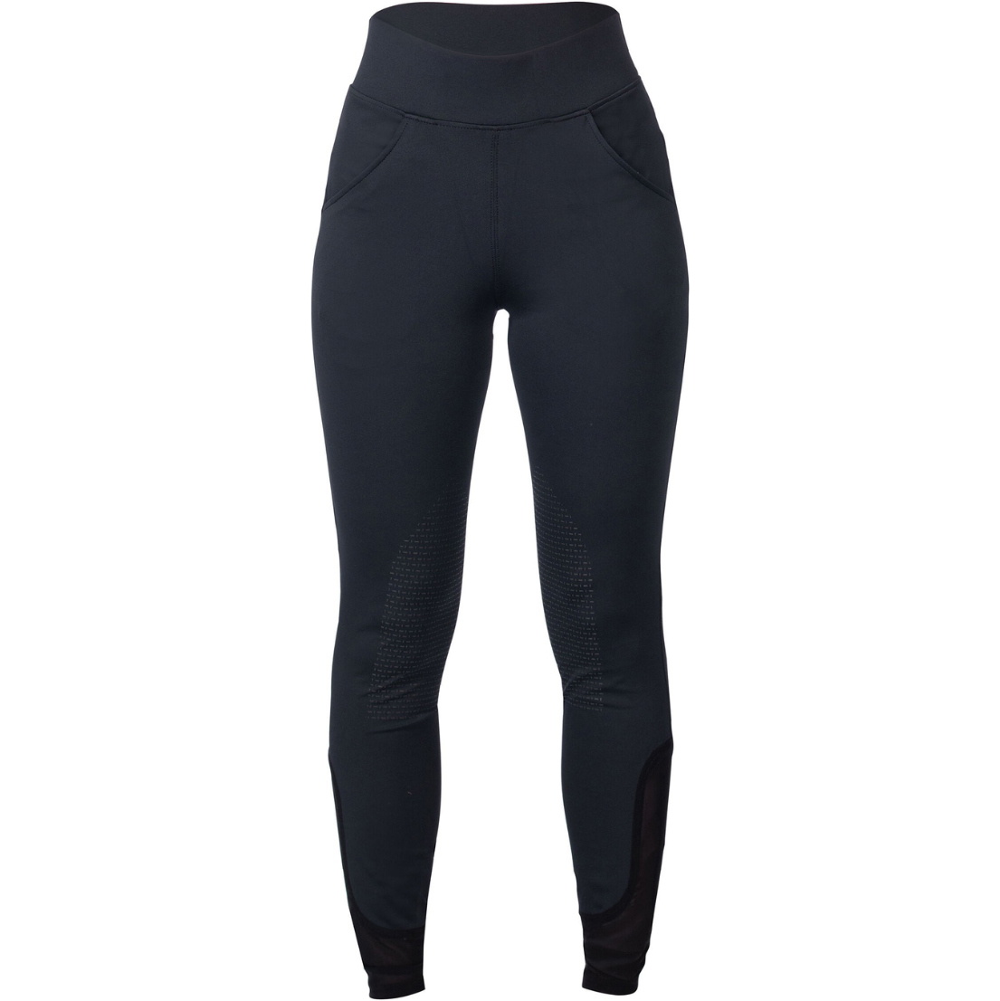2026 HKM Damen Reit-Leggings Tammy Silikon-Knie-Patch 15869 - Deep Blue